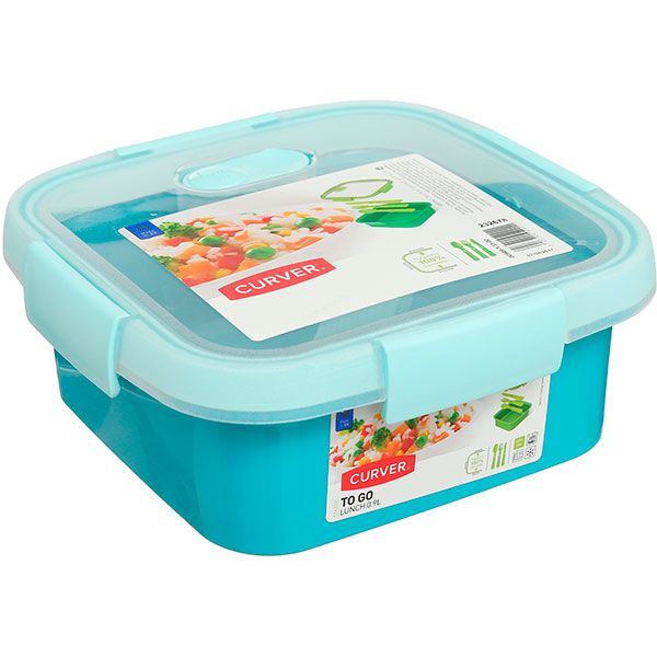 Контейнер із кришкою Curver To Go Lunch 900 мл блакитний